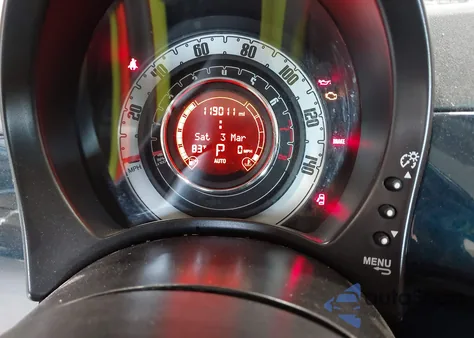 2013 Fiat 500 Lounge from USA, damaged, VIN 3C3CFFCRXDT536511